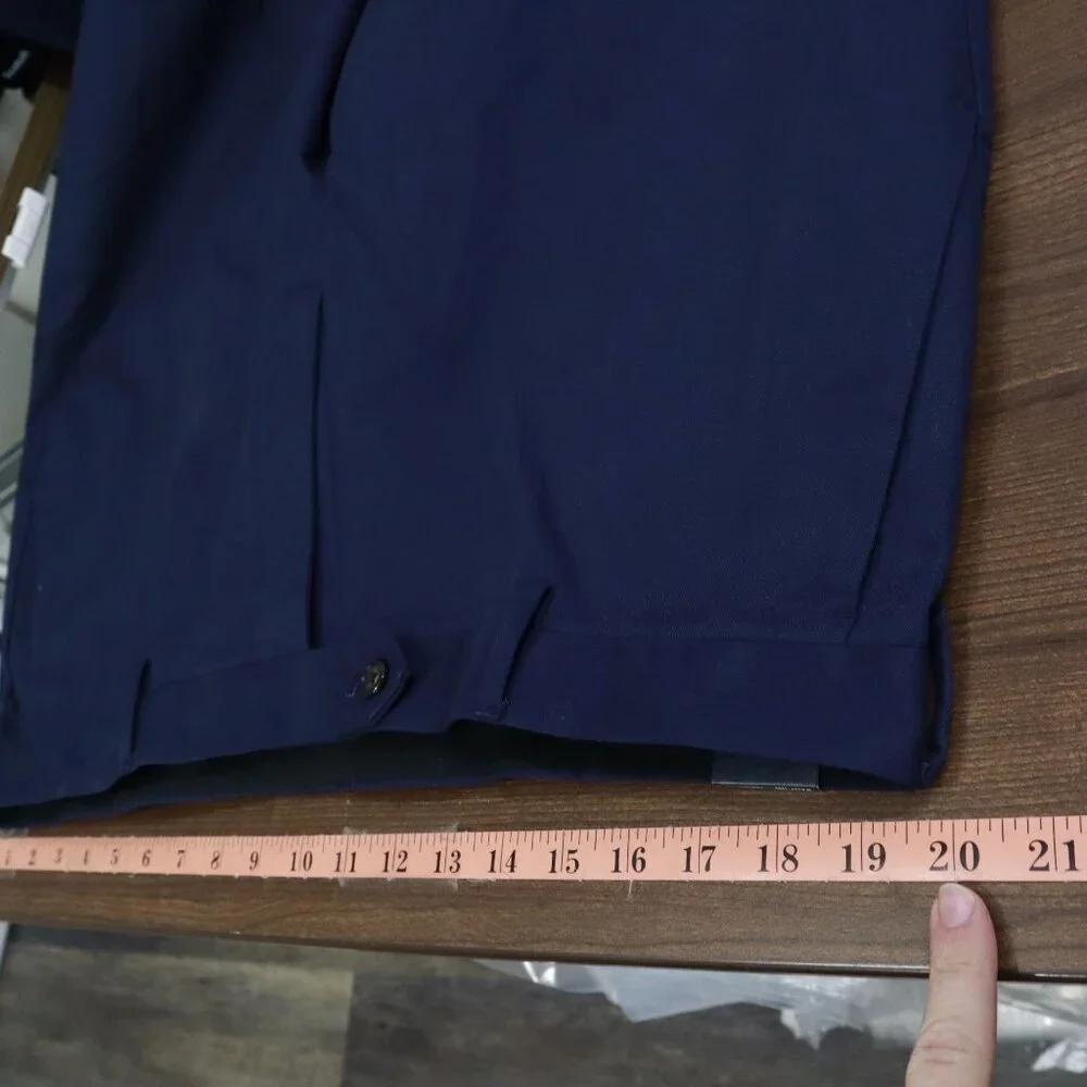 J. Crew Bowery Dress Pants Mens 38/32 Navy Business Timeless Career Academia NWT